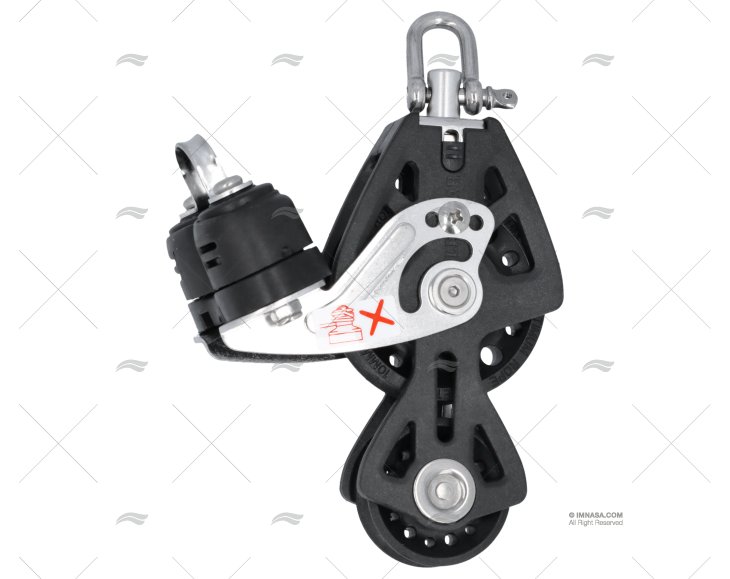 POLIA SYNCHRO VIOLIN+MORDEDOR. T/60 10mm BK LEWMAR