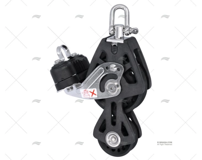 POLIA SYNCHRO T/72 VIOLIN+MORDEDOR 12mm BK LEWMAR