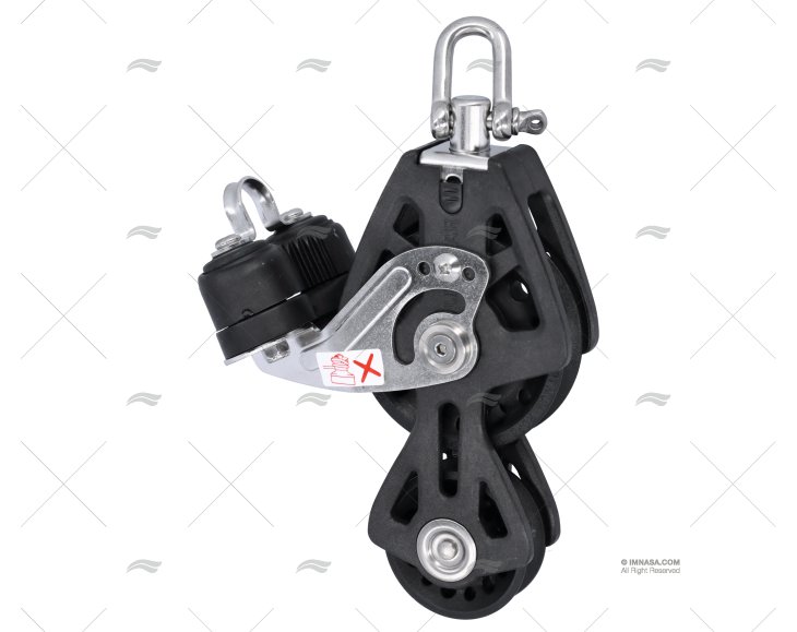 SYNCHRO BLOCK T72 VIOLIN+CLAMP 12mmBLCK LEWMAR SYNCHRO BLOCK T72 VIOLIN+CLAMP 12mmBLCK LEWMAR