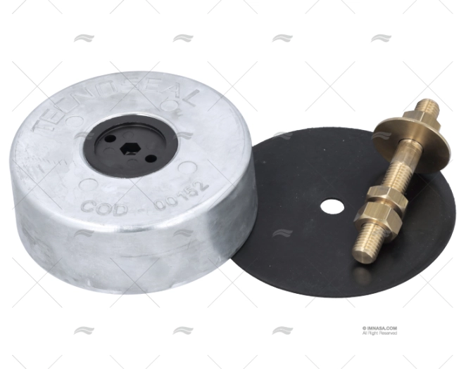 ÂNODO ZINCO POPA 135MM 4,3kg COM KIT TECNOSEAL