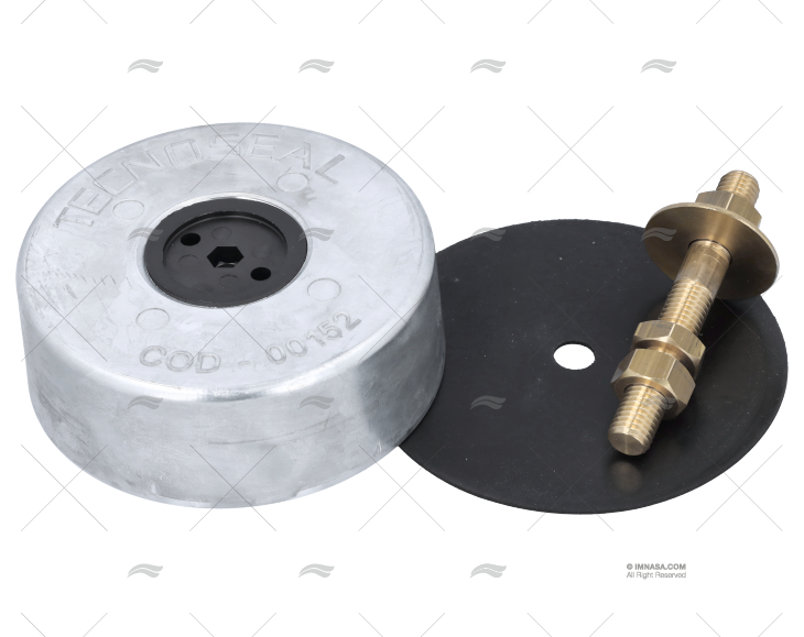 Anodo zinco poppa 135MM 4,3kg con Kit TECNOSEAL