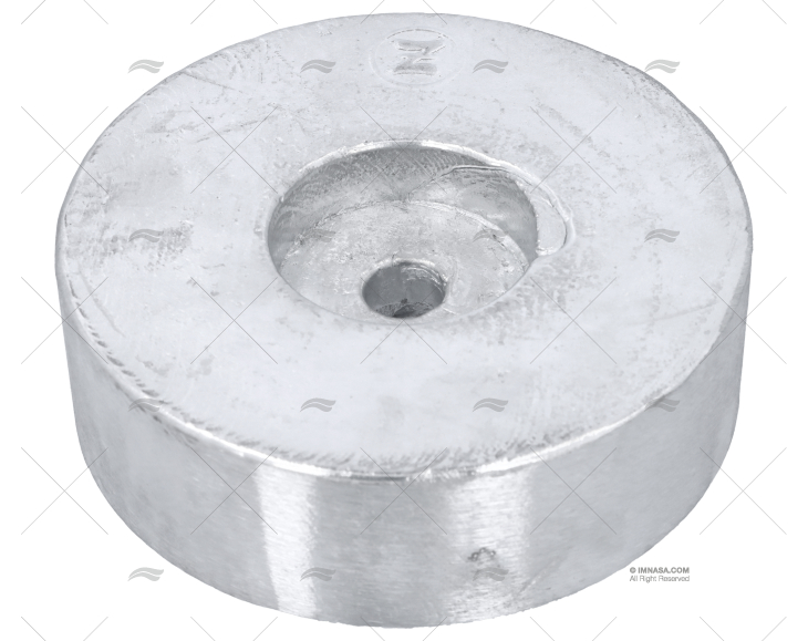 ANODO ZINCO DISCO BAGLIETO 3.4kg. ZINETI