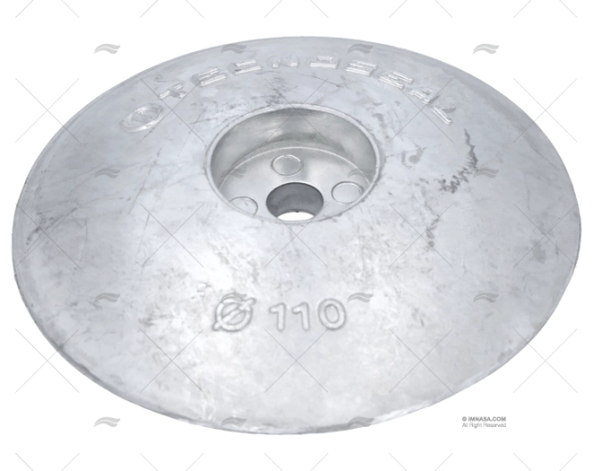ÂNODO ZINCO LEME 110mm 0,68kg TECNOSEAL