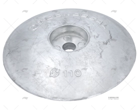 ANODO ZINCO TIMONE 110mm 0,68kg TECNOSEAL