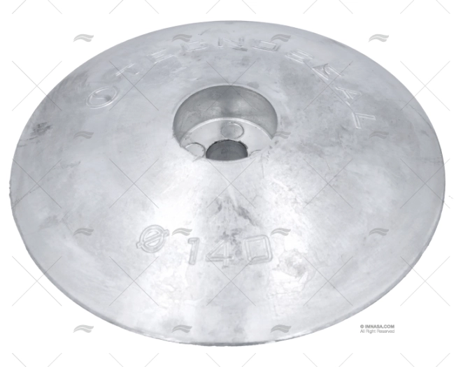 ANODO ZINCO TIMONE 140mm 1,45kg TECNOSEAL