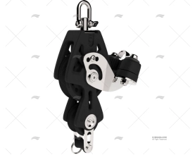 SYNCHRO BLOCK VIOLIN+SUPP 10mmBLACK LEWMAR