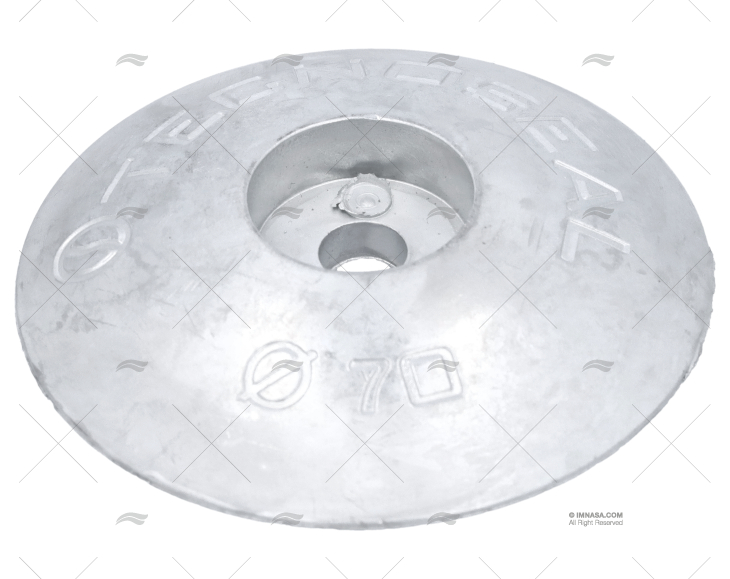 ANODE ZINC DISC 070mm TECNOSEAL