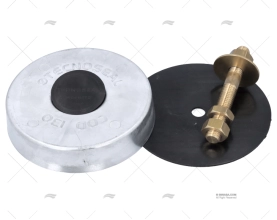ANODO ZINCO POPPA 140MM 3,05kg CON KIT TECNOSEAL