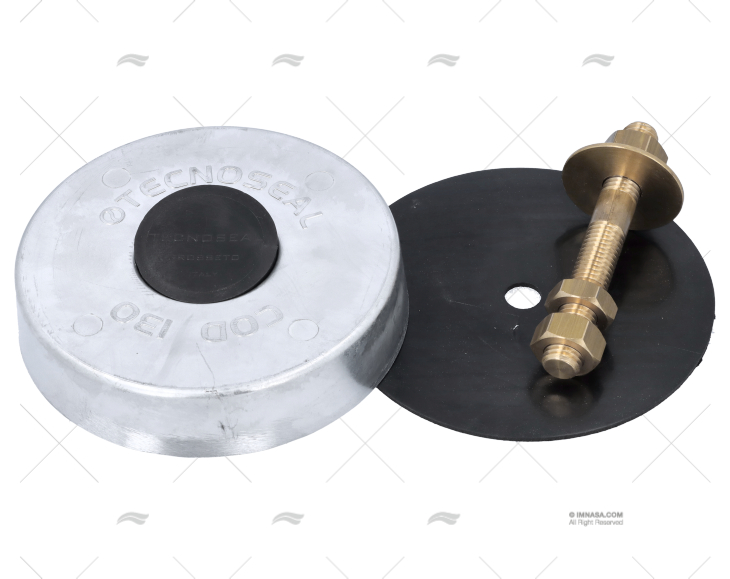ÂNODO ZINCO POPA 140MM 3,05kg COM KIT TECNOSEAL