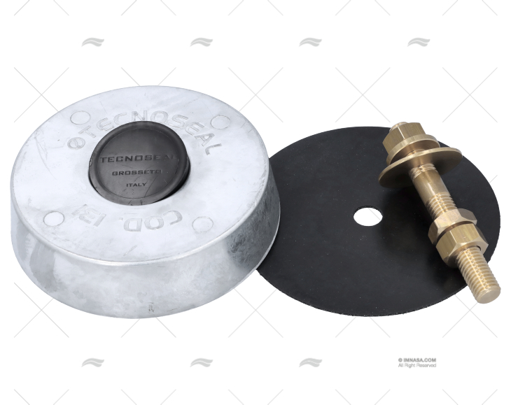 ÂNODO POPA 140MM 3,5KG COM KIT TECNOSEAL