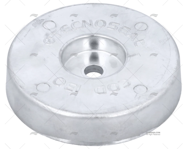 ÂNODO ZINCO POPA 140MM 3,05kg TECNOSEAL