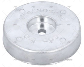ÂNODO ZINCO POPA 140MM 3,05kg TECNOSEAL