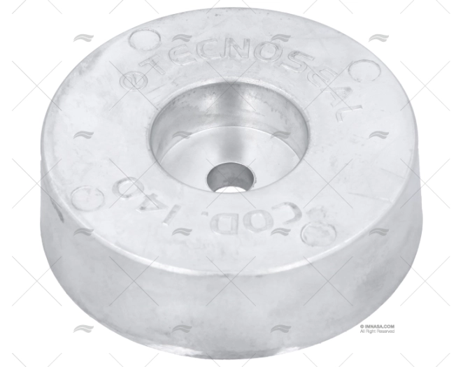 ANODO ZINCO POPPA 125MM 2,65kg TECNOSEAL