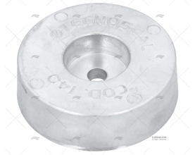 ANODO ZINCO POPPA 125MM 2,65kg TECNOSEAL