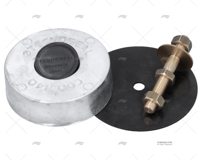 ANODO ZINCO POPPA 125MM 2,65kg CON KIT TECNOSEAL