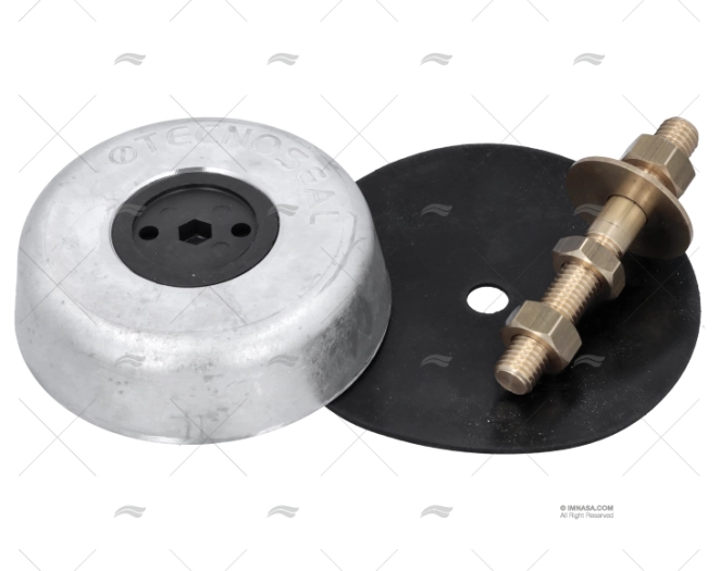 ANODO ZINCO POPPA 120MM 2,8kg CON KIT TECNOSEAL