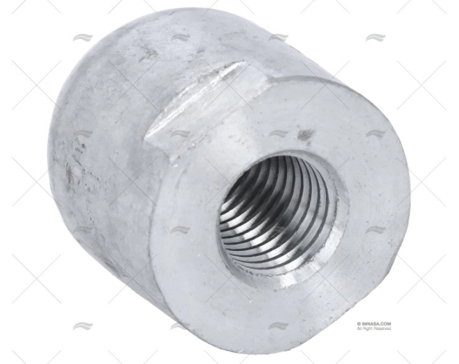 ANODO ZINCO DADO FILETTATURA M20 35x52 0,15kg