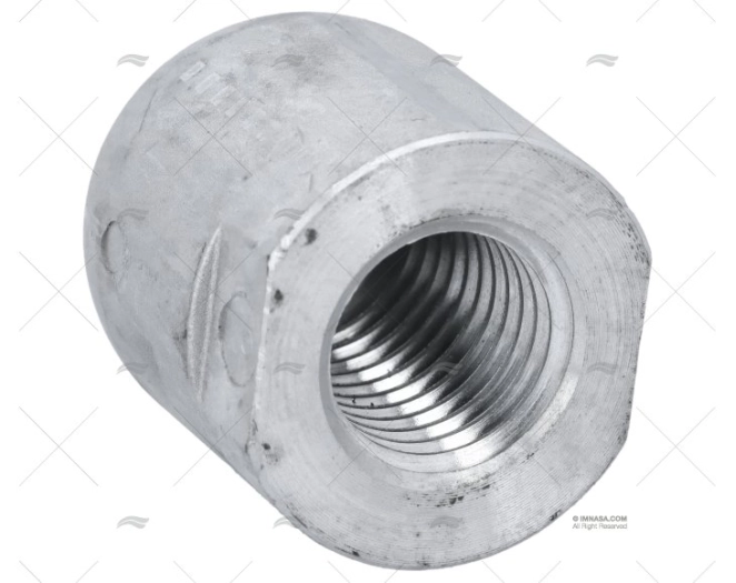 ANODO ZINCO DADO FILETTATURA M24 40x50 0,25kg
