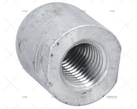 ANODO ZINCO DADO FILETTATURA M24 40x50 0,25kg