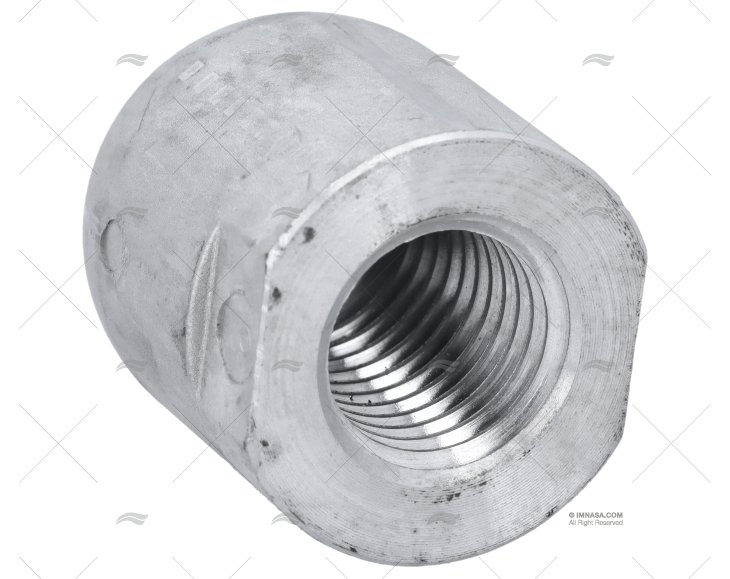 ANODO ZINCO DADO FILETTATURA M24 40x50 0,25kg