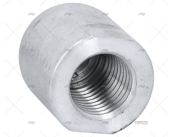 ANODO ZINCO DADO FILETTATURA M27 40x50 0,23kg
