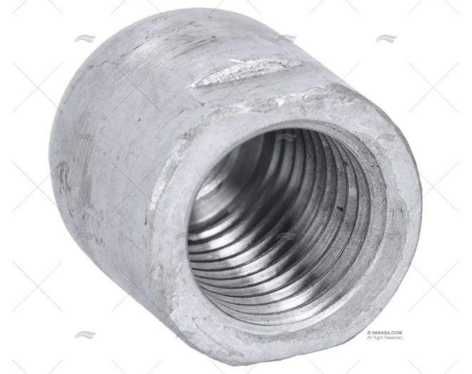 ANODO ZINCO DADO FILETTATURA M30 40x50 0,21kg