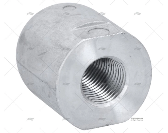 ANODO ZINCO DADO FILETTATO 20x2 35x52 0,15kg