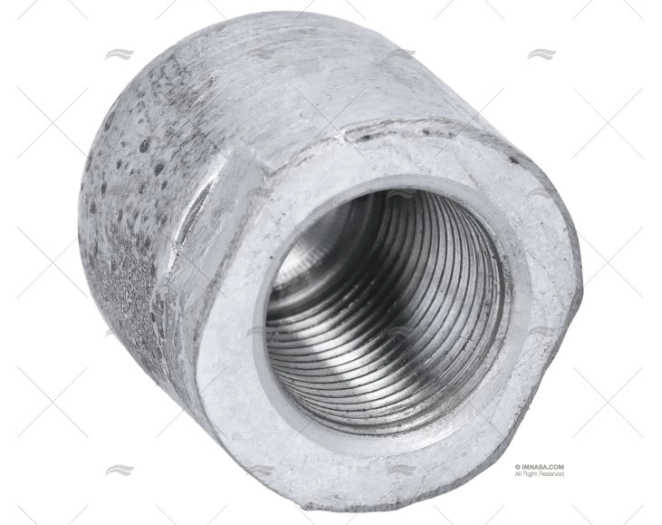 ÂNODO ZINCO PORCA ROSCA 26x2 40x50 0,24kg