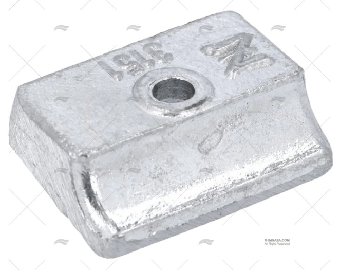 ANODE ZINC OMC-JOHNSON 38X27mm ZINETI