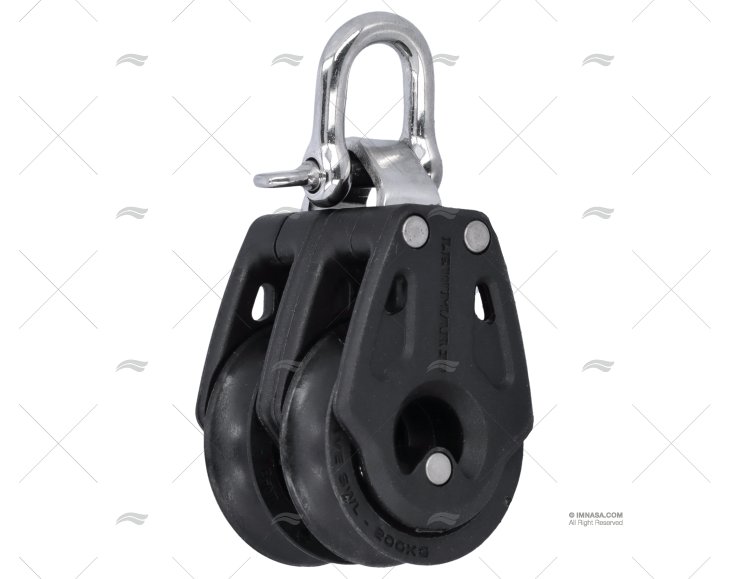 CONTROL PULLEY T3 DOUBLE BLACK
