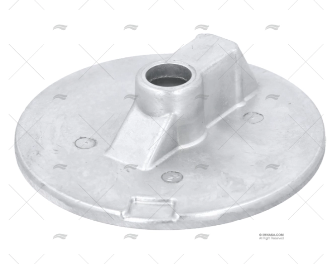 ÂNODO ZINCO MERCÚRIO. PLACA 91mm