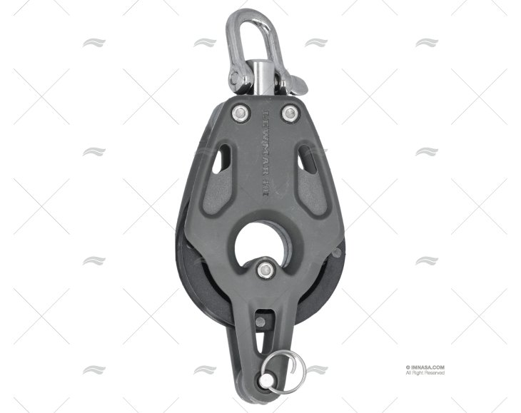 POLIA CONTROLO T/4 SIMPLES C/FIXAÇÃO LEWMAR