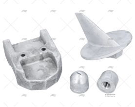 ÂNODO ZINCO KIT ALPHA ONE GENI