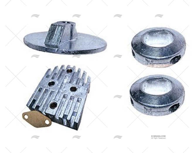 ANODO ZINC KIT MERCURY ALPHA 1 G.1 ZINETI
