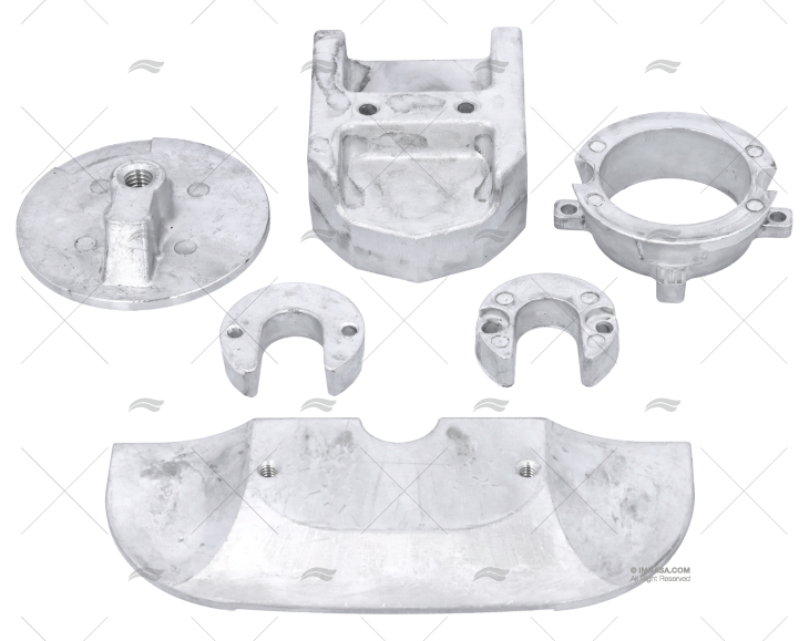 ANODO ALLUMINIO KIT ALPHA ONE S/VITE