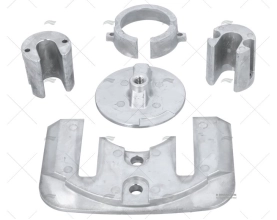 ÂNODO ZINCO KIT BRAVO ONE (SEM PARAFUSOS)