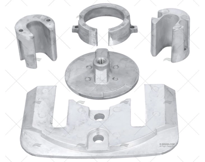 ANODO ALLUMINIO KIT BRAVO ONE S/VITE.