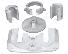 ANODO ALLUMINIO KIT BRAVO ONE S/VITE.