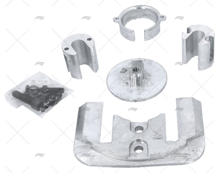 ANODO ZINCO KIT MERCURY BRAVO 1 ZINETI