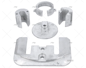 ÂNODO ZINCO KIT BRAVO ONE (SEM PARAFUSOS) GUARDIAN