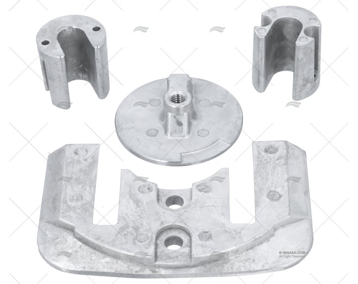 KIT ANODES BRAVO II-III (SANS VIS)