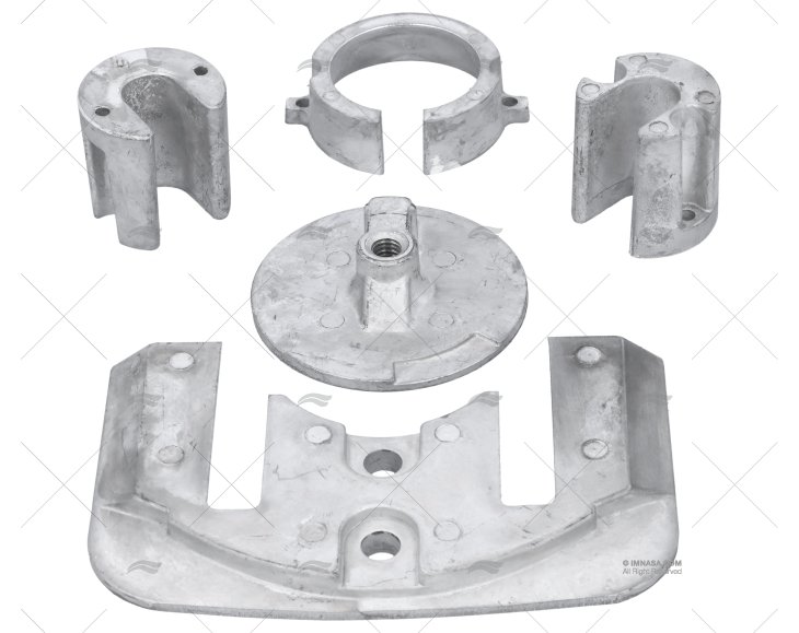 KIT ÂNODOS MAGNESIO BRAVO ONE S/PARAFUSO