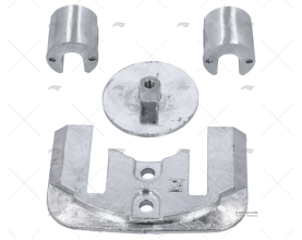 ANODO ZINC KIT MERCURY BRAVO 2 & 3 ZINETI