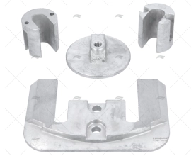 ANODE KIT BRAVO II-III (W/O SCREWS) GUARDIAN