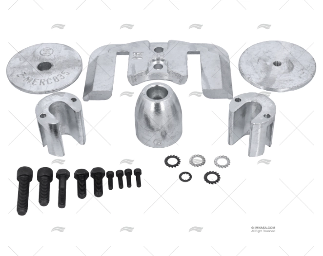 ANODO ZINCO KIT MERCURY BRAVO 3 2004 ZINETI