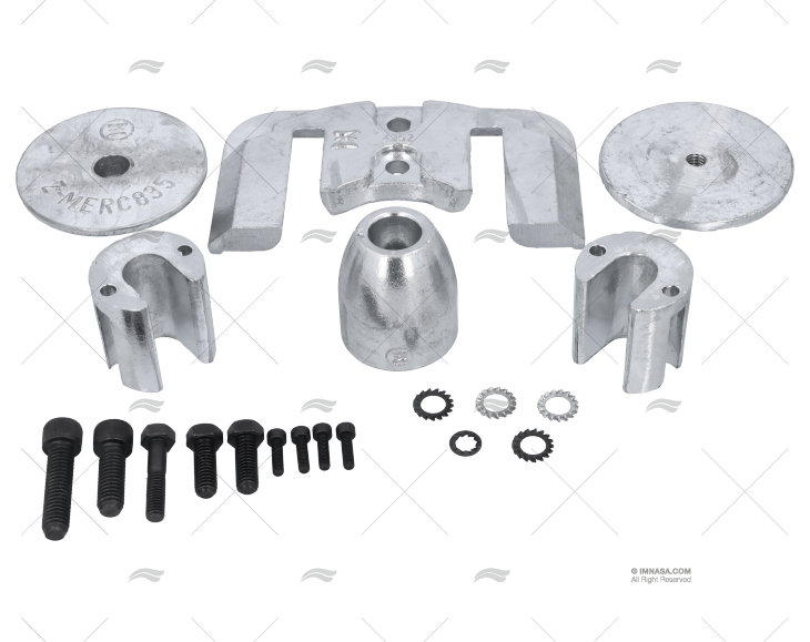 ÂNODO ZINCO KIT MERCURY BRAVO 3 2004 ZINETI