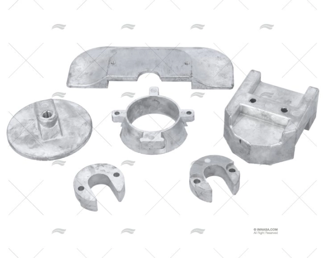 ANODO ZINCO KIT ALPHA ONE GENII SENZA TORNI GUARDIAN