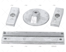 ANODO ZINCO KIT VERADO 4 S/VITI GUARDIAN