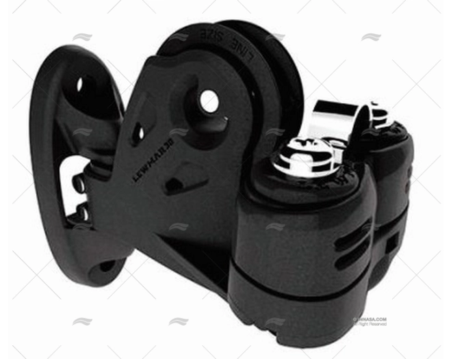 POULIE PIVOTANTE DE SORTIE NOIRE LEWMAR