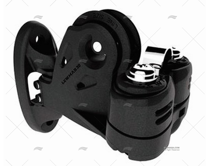 POULIE PIVOTANTE DE SORTIE NOIRE LEWMAR